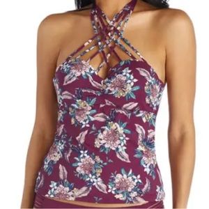 Ambrielle Women's Tankini Swim Top